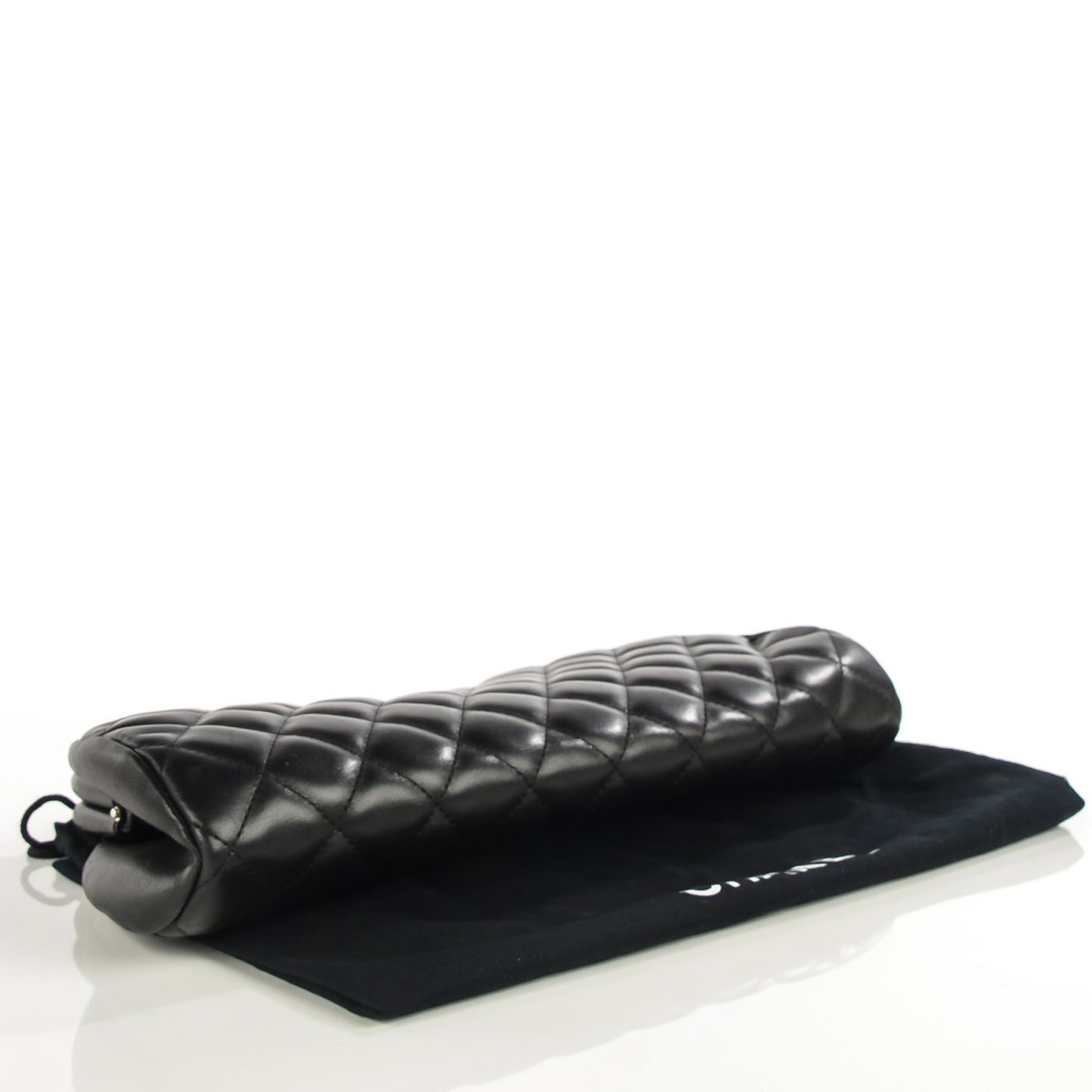 Lambskin Quilted Timeless Clutch Black