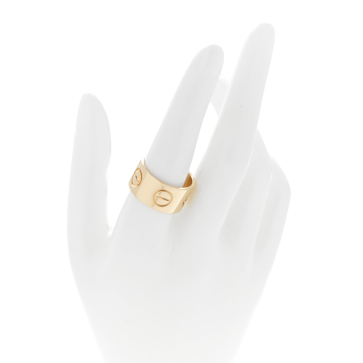 18K Yellow Gold 11mm LOVE Ring 58 8.5