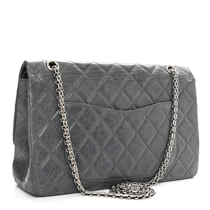 Chanel Aged Calfskin Quilted 50th Anniversary 2.55 Reissue 227 Flap Grey 3 of 12