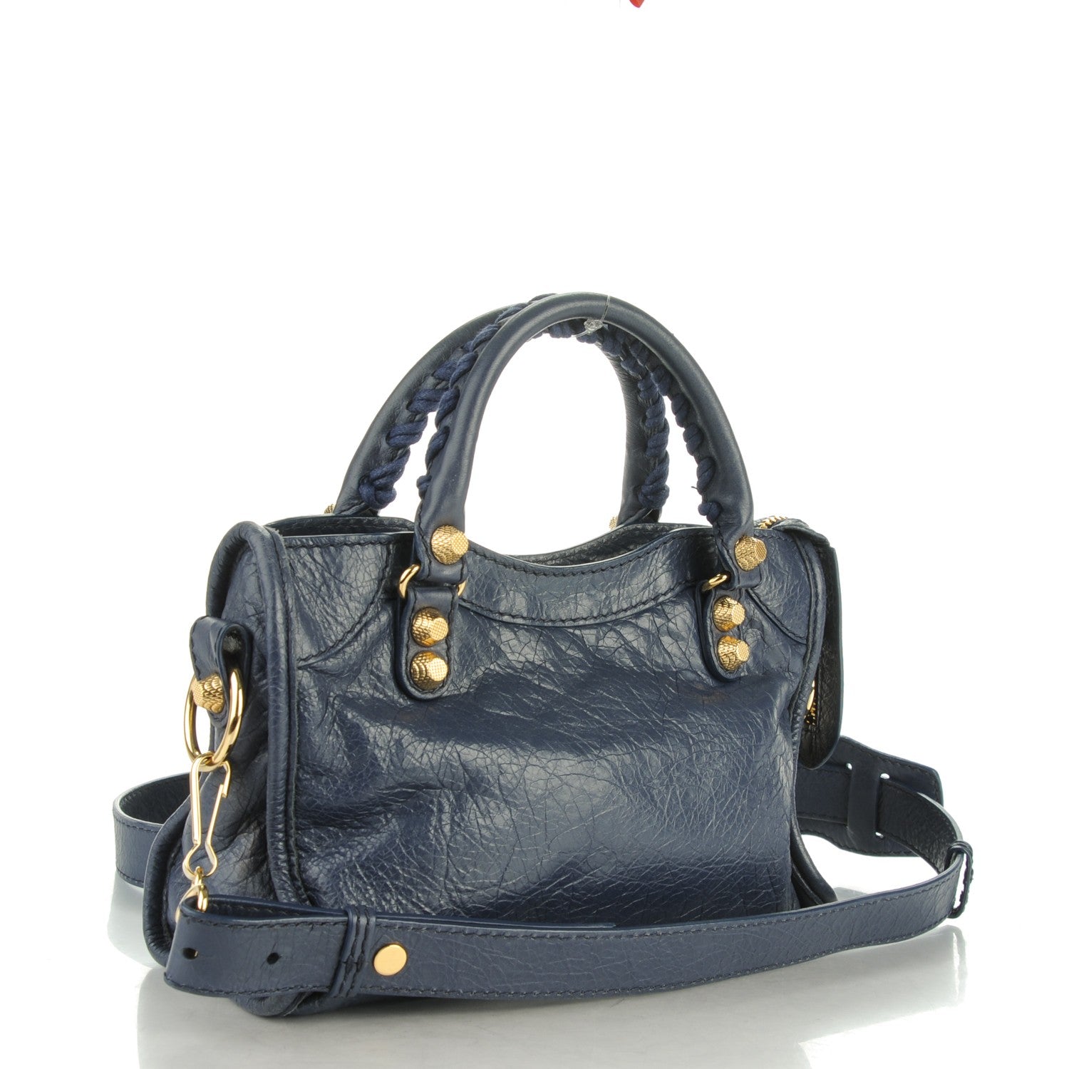 Balenciaga Agneau Giant 12 Gold Hardware Mini City Gris Chartreux 3 of 7