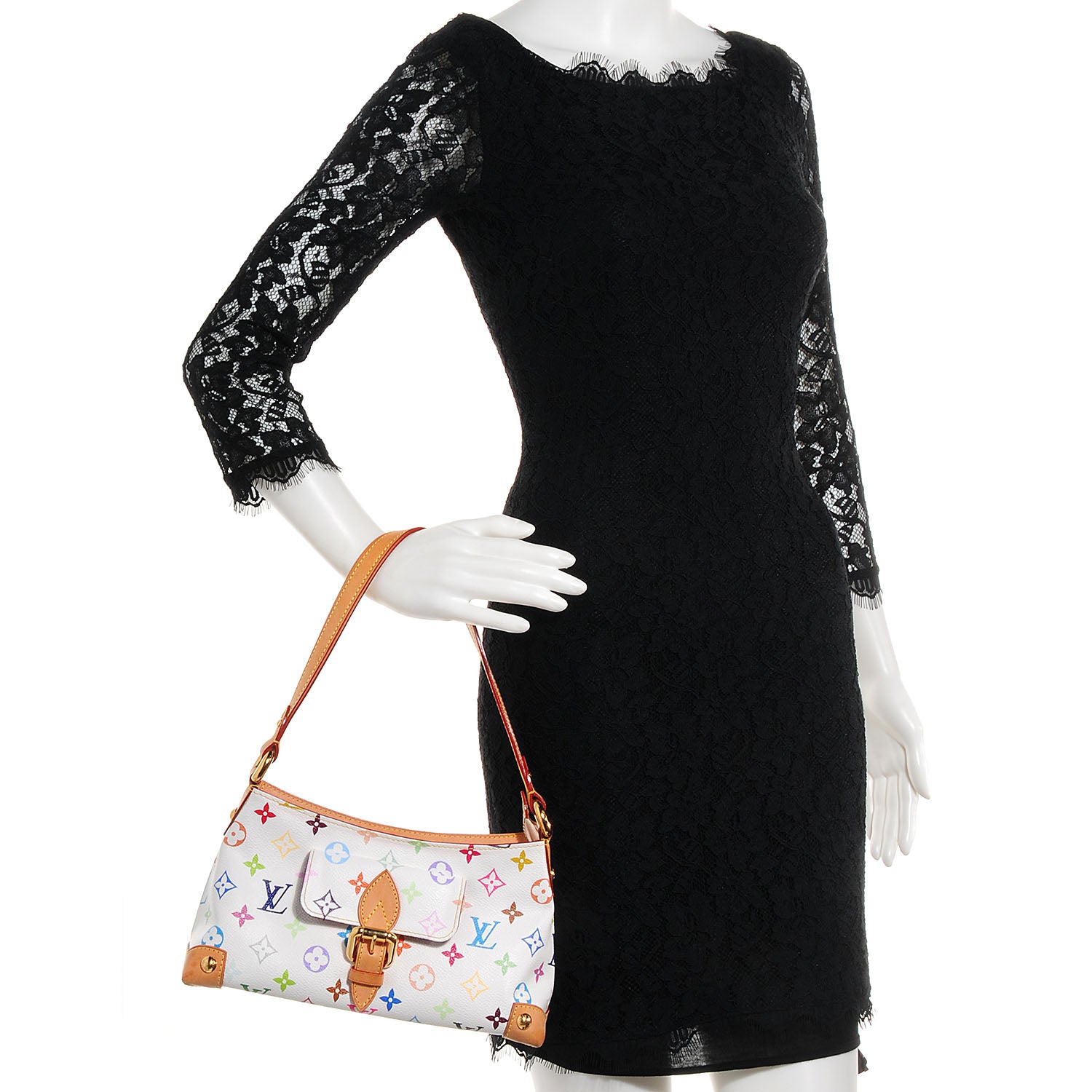 Louis Vuitton Monogram Multicolor Eliza White 2 of 7