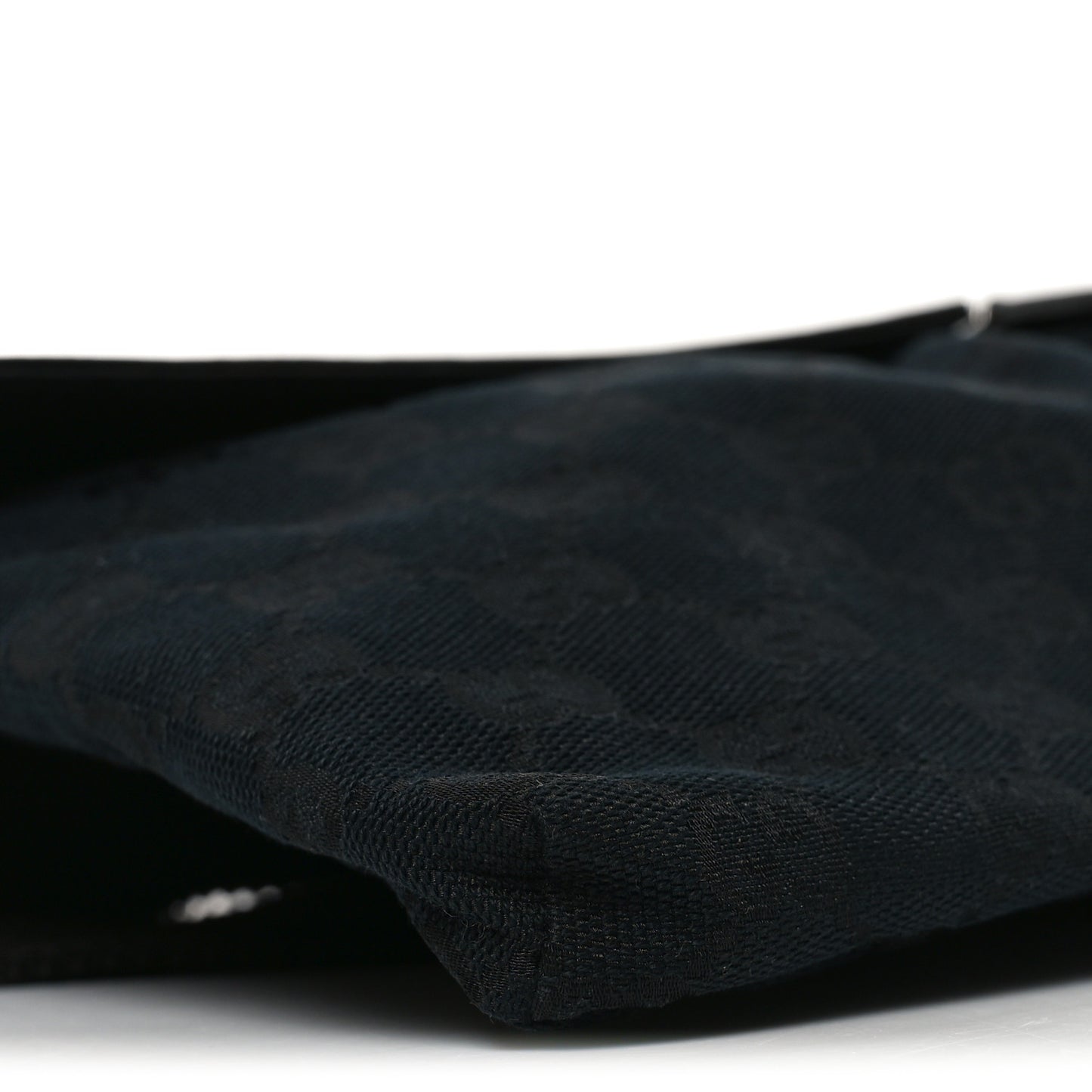 GG Monogram Double Pocket Belt Bag Black