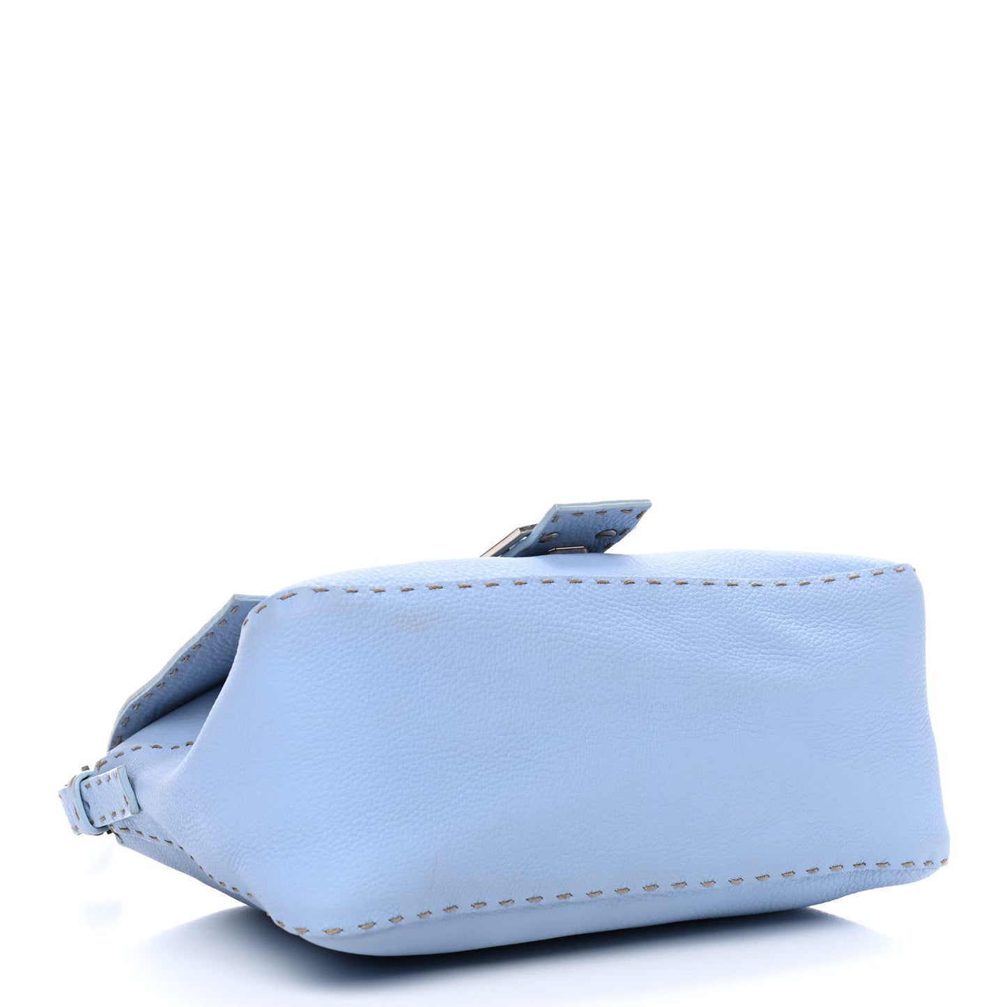Calfskin Romano Selleria Forever Mama Baguette Sky Blue Latte