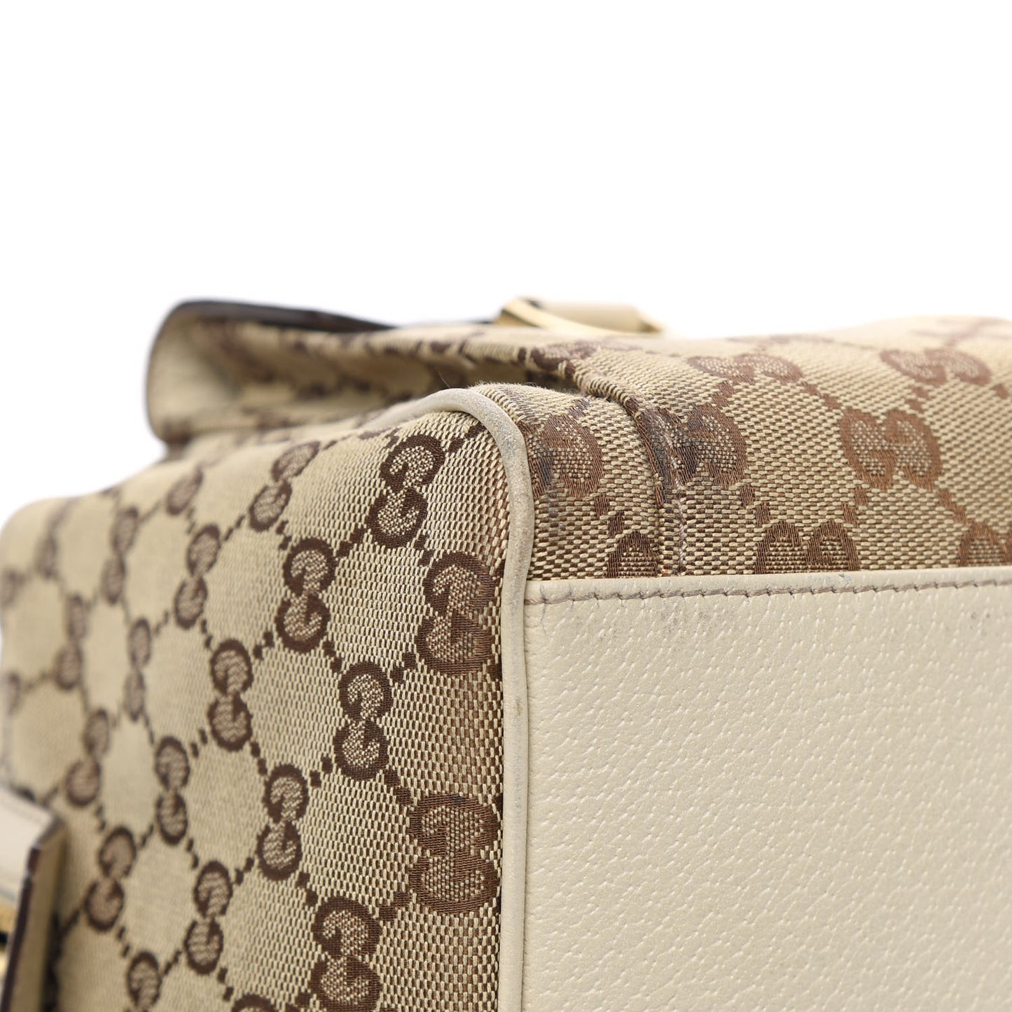 Monogram Medium Abbey Boston Off White