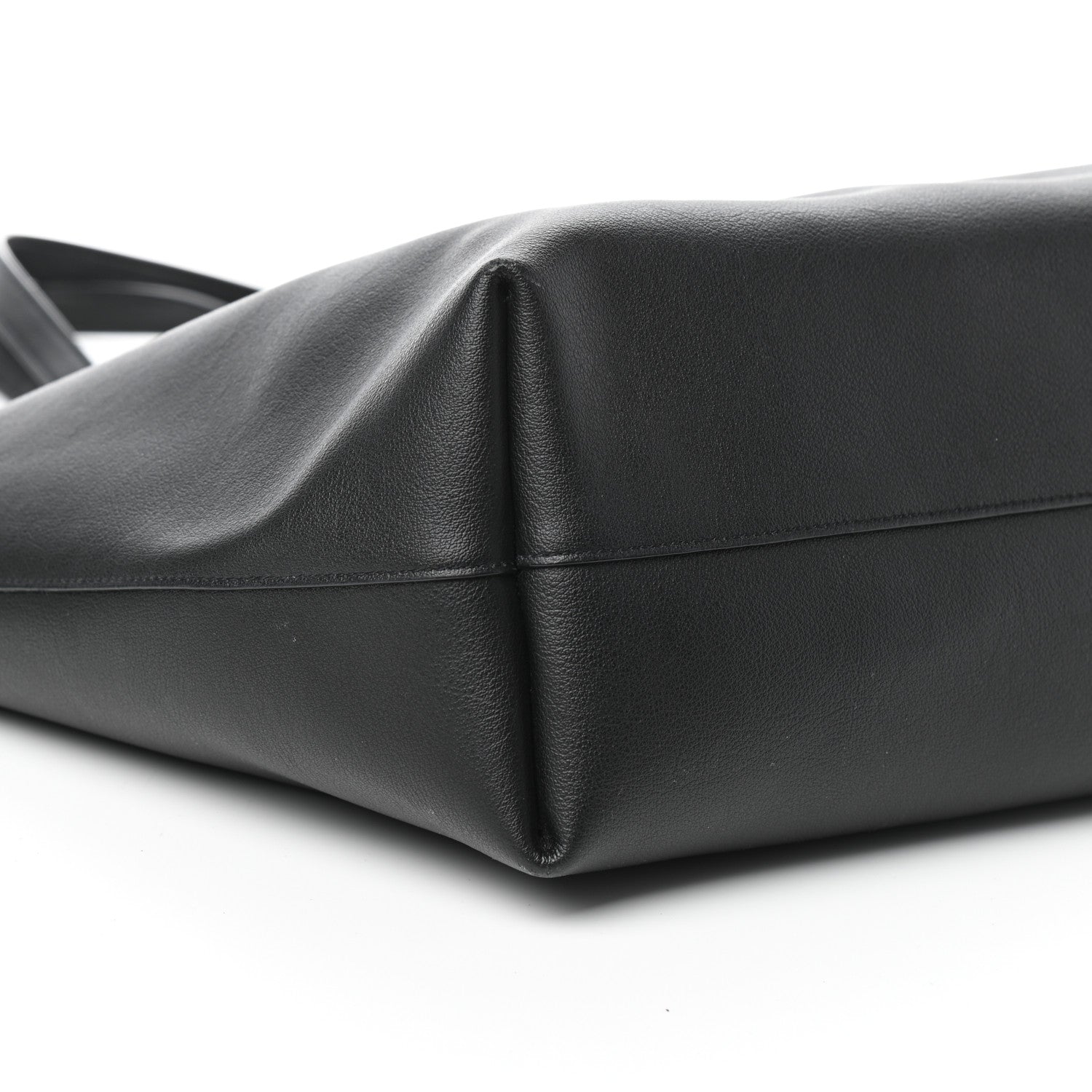 Saint Laurent Calfskin Large Shopping Tote Black 8 of 9