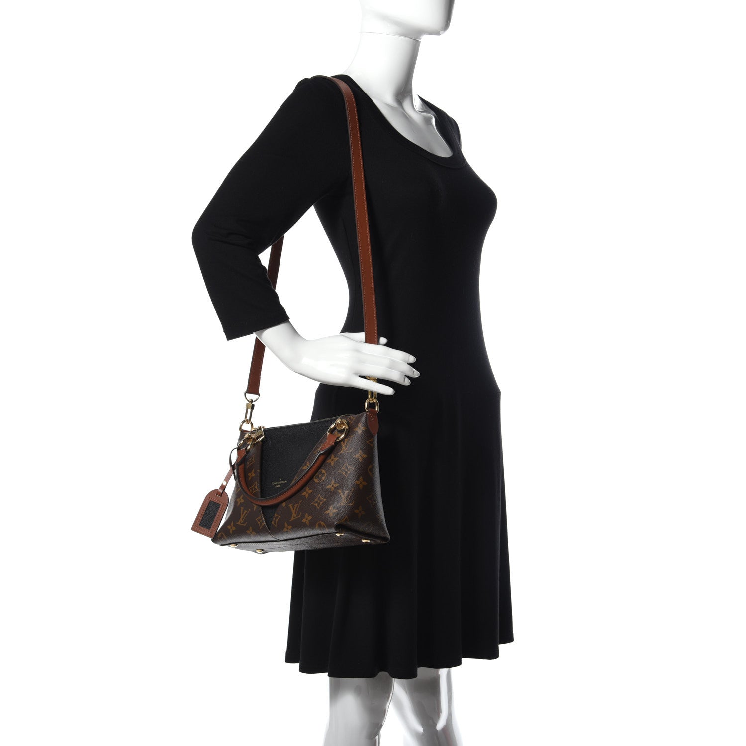 Louis Vuitton Monogram V Tote BB Black 2 of 9