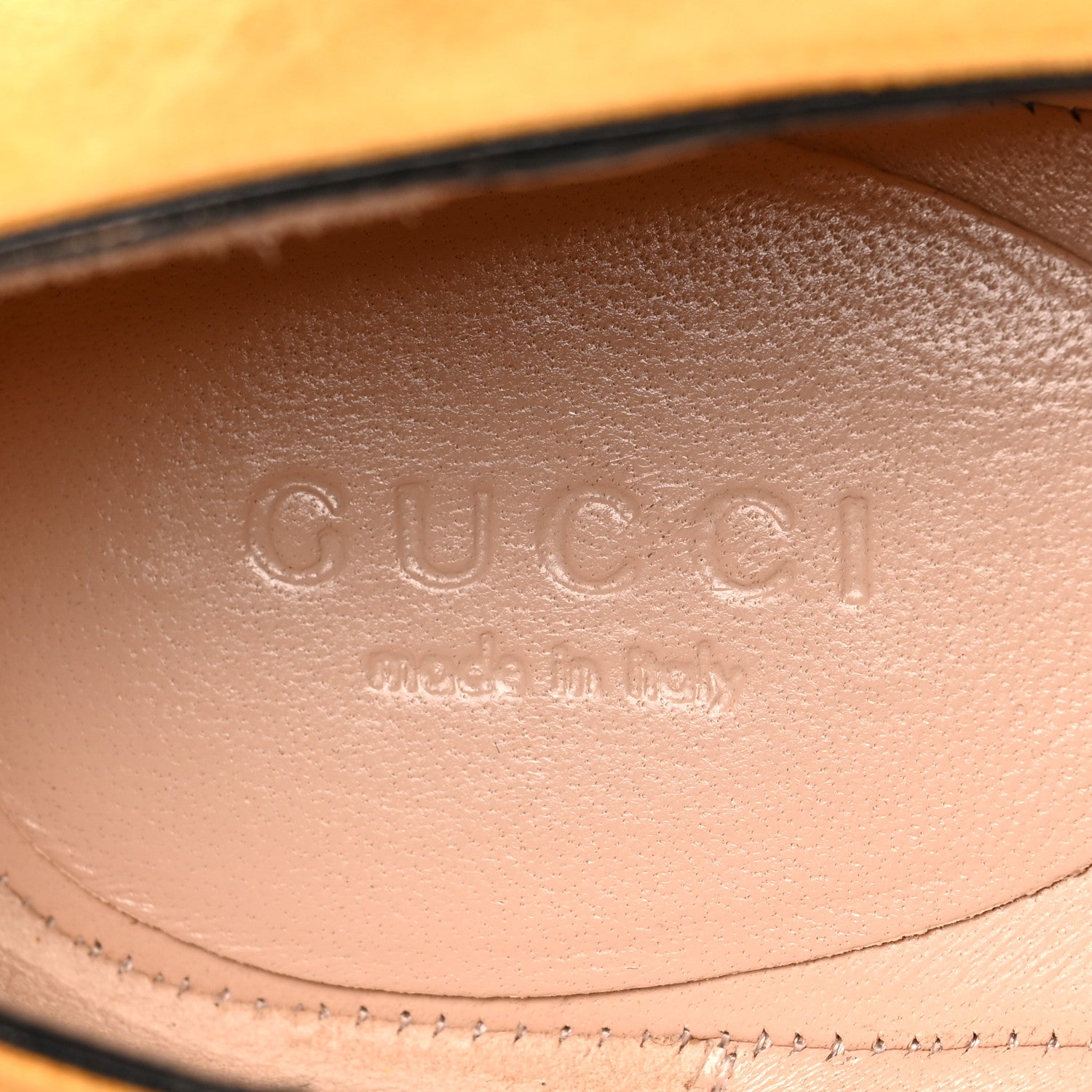 Gucci Kid Scamosciato GG Marmont Fringe Flats 38 Crystal Copper 7 of 9