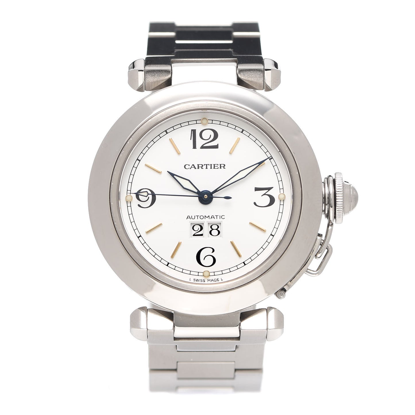 Stainless Steel 35mm Pasha C Big Date Automatic Watch