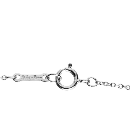 Tiffany 18K White Gold Diamond Small Paloma's Graffiti Kiss Pendant Necklace 6 of 6