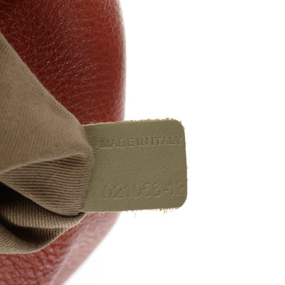 Chloe Calfskin Large Marcie Satchel Whiskey 6 of 7