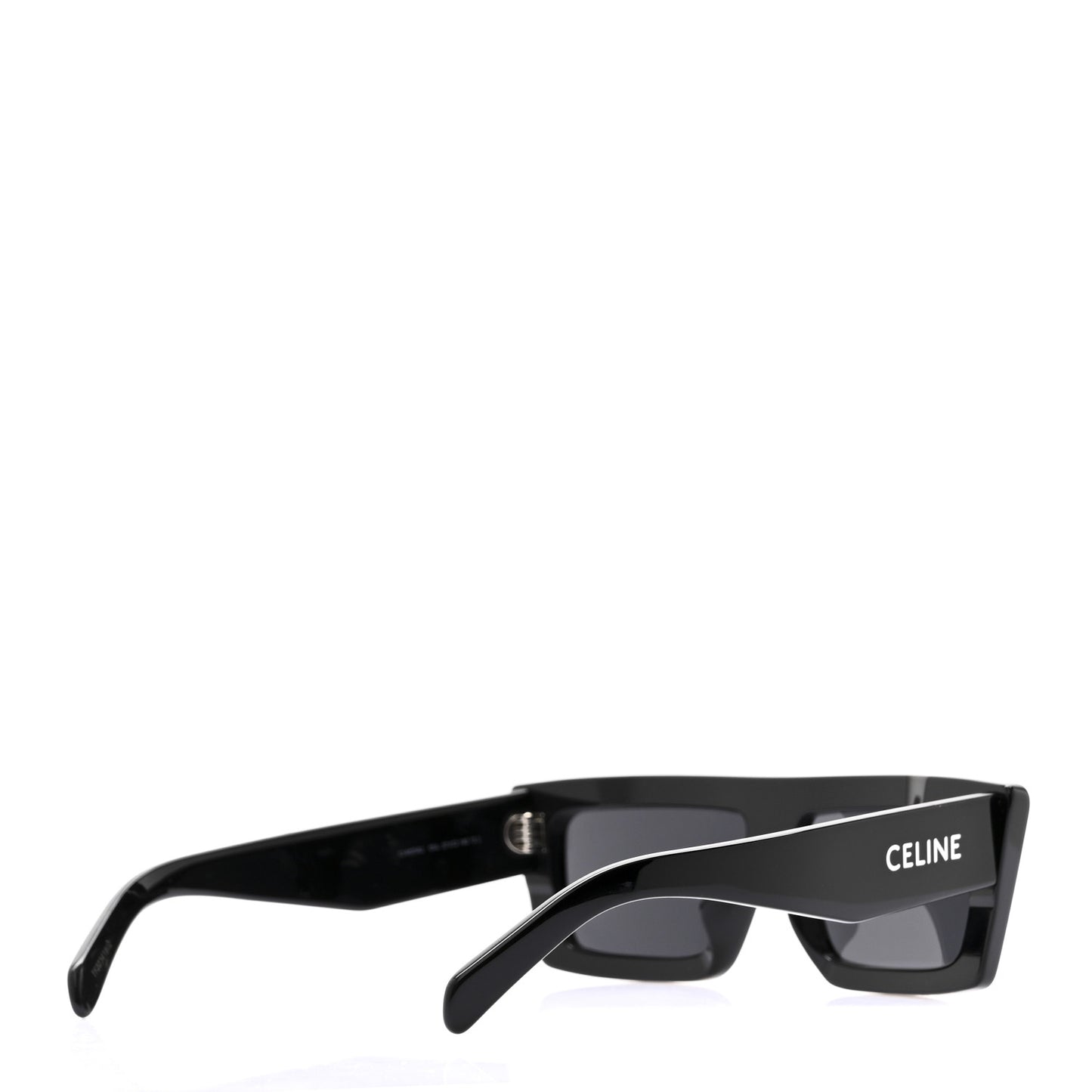 Acetate Monochroms Square Sunglasses CL40214U Black