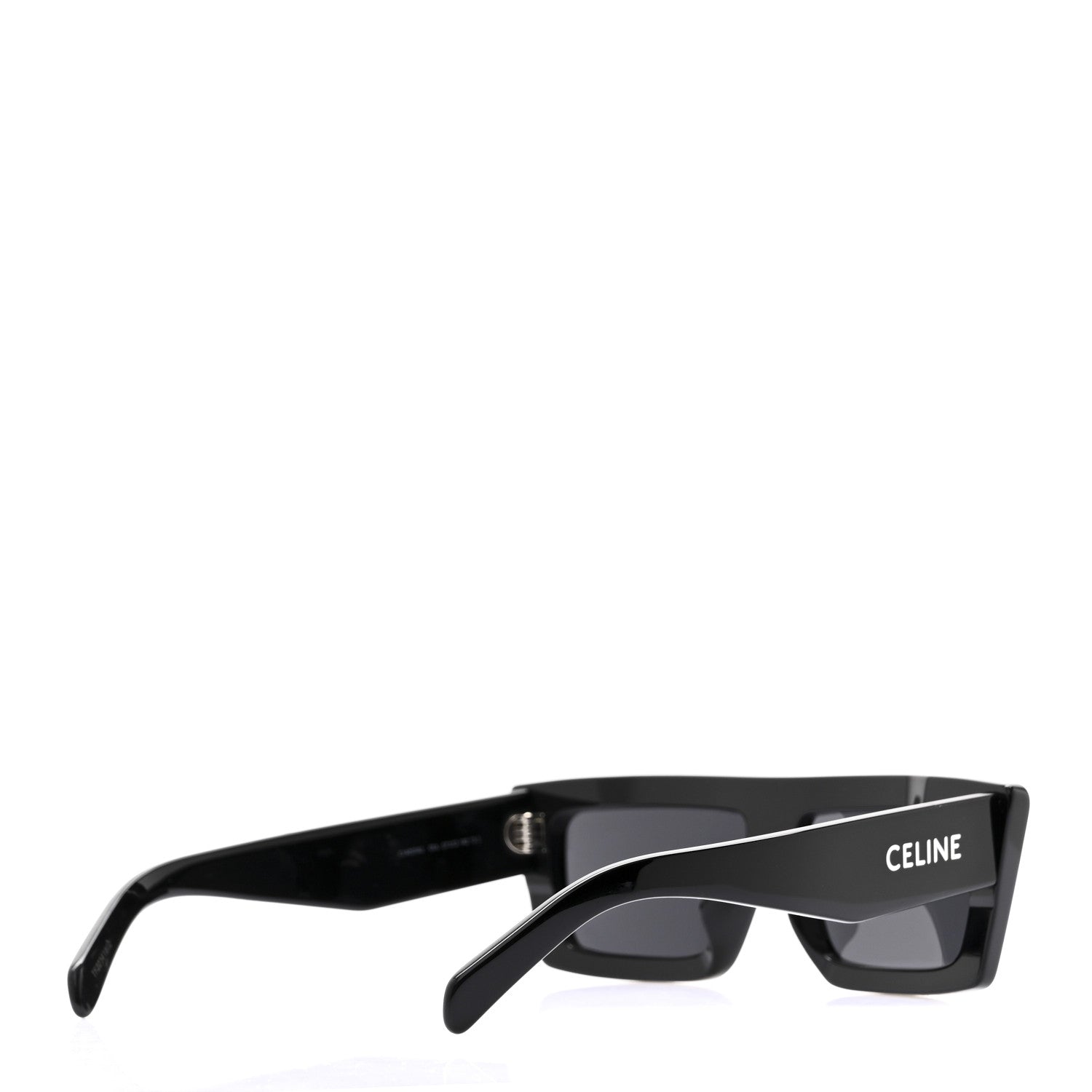Celine Acetate Monochroms Square Sunglasses CL40214U Black 4 of 6