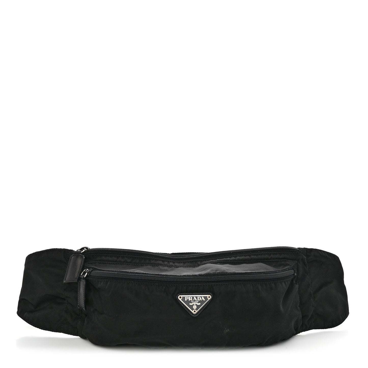 Tessuto Nylon Montagna Belt Bag Black