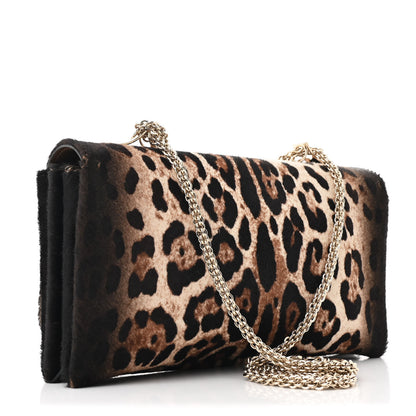 Valentino Garavani Pony Hair Leopard Print Va Va Voom Shoulder Bag 3 of 10