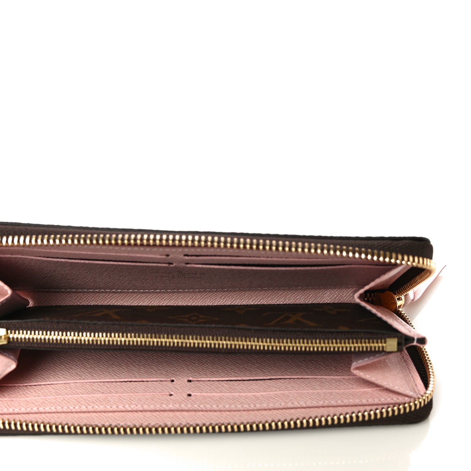 Louis Vuitton Monogram Clemence Wallet Rose Ballerine 7 of 9