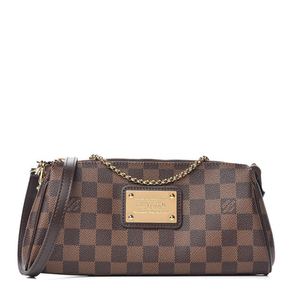 Louis Vuitton Damier Ebene Eva Clutch 1 of 10