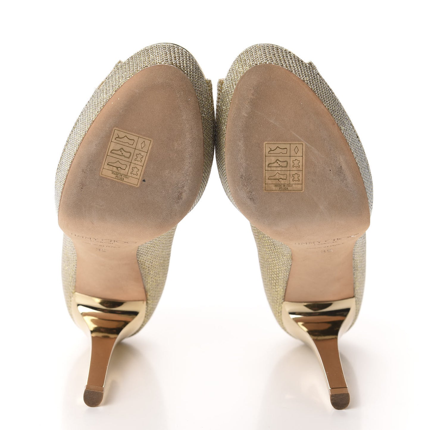 Lame Glitter Dahlia Pumps 35 Gold