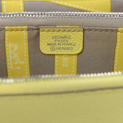Hermes Epsom Silk'in Compact Wallet Soufre 6 of 10