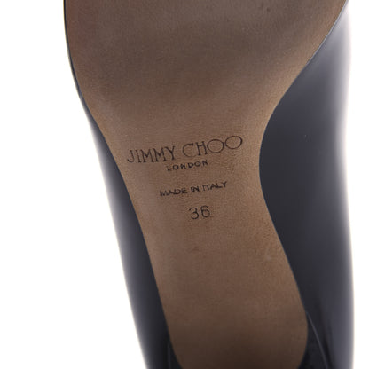 Jimmy Choo Patent Love 85 Pumps 36 Black 9 of 10