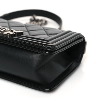 Chanel Calfskin Quilted Small Boy Flap Black 8 of 9