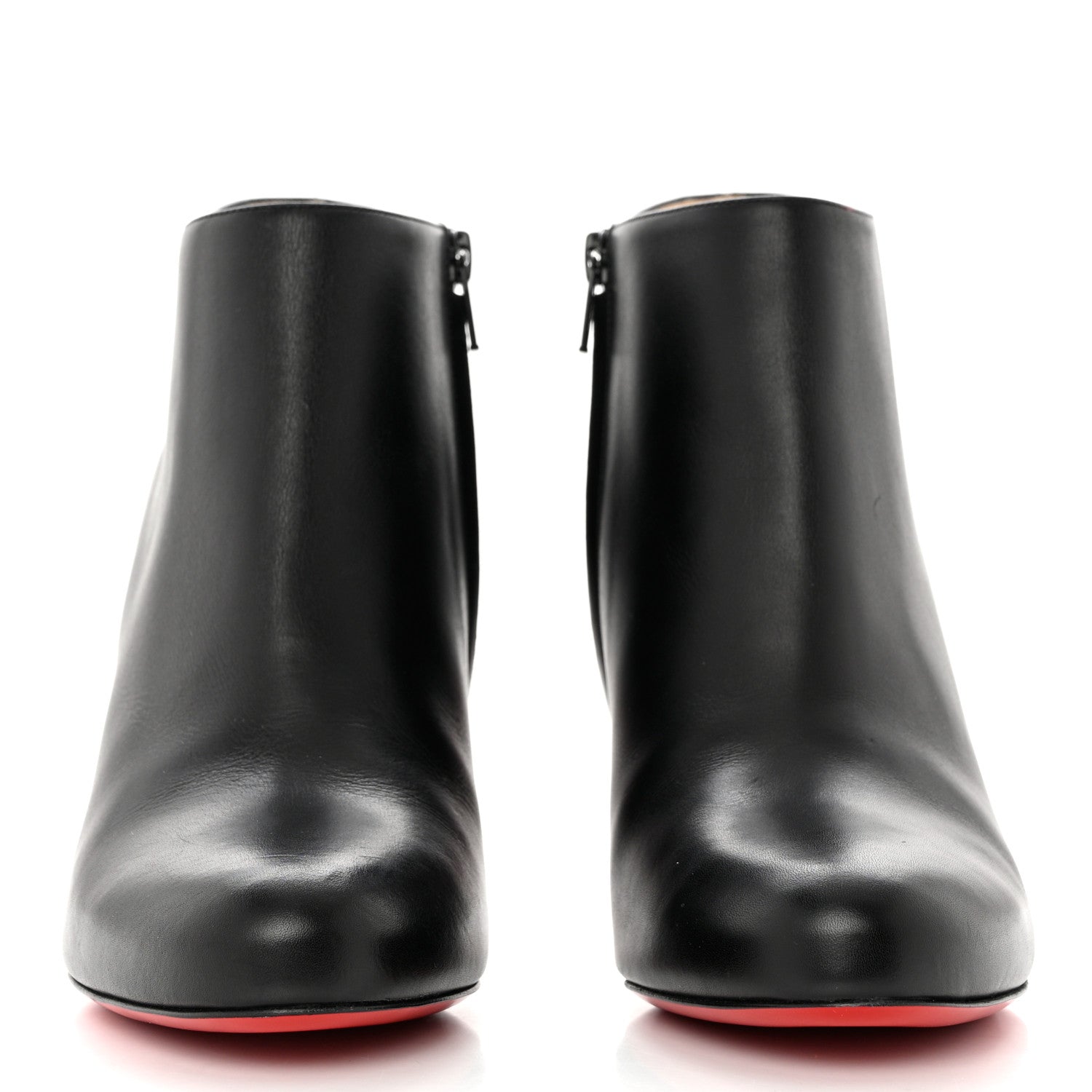 Christian Louboutin Calfskin Belle 85 Ankle Boots 40.5 Black 2 of 8