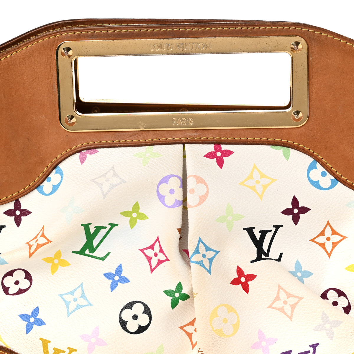 Louis Vuitton Monogram Multicolor Judy MM White 7 of 10