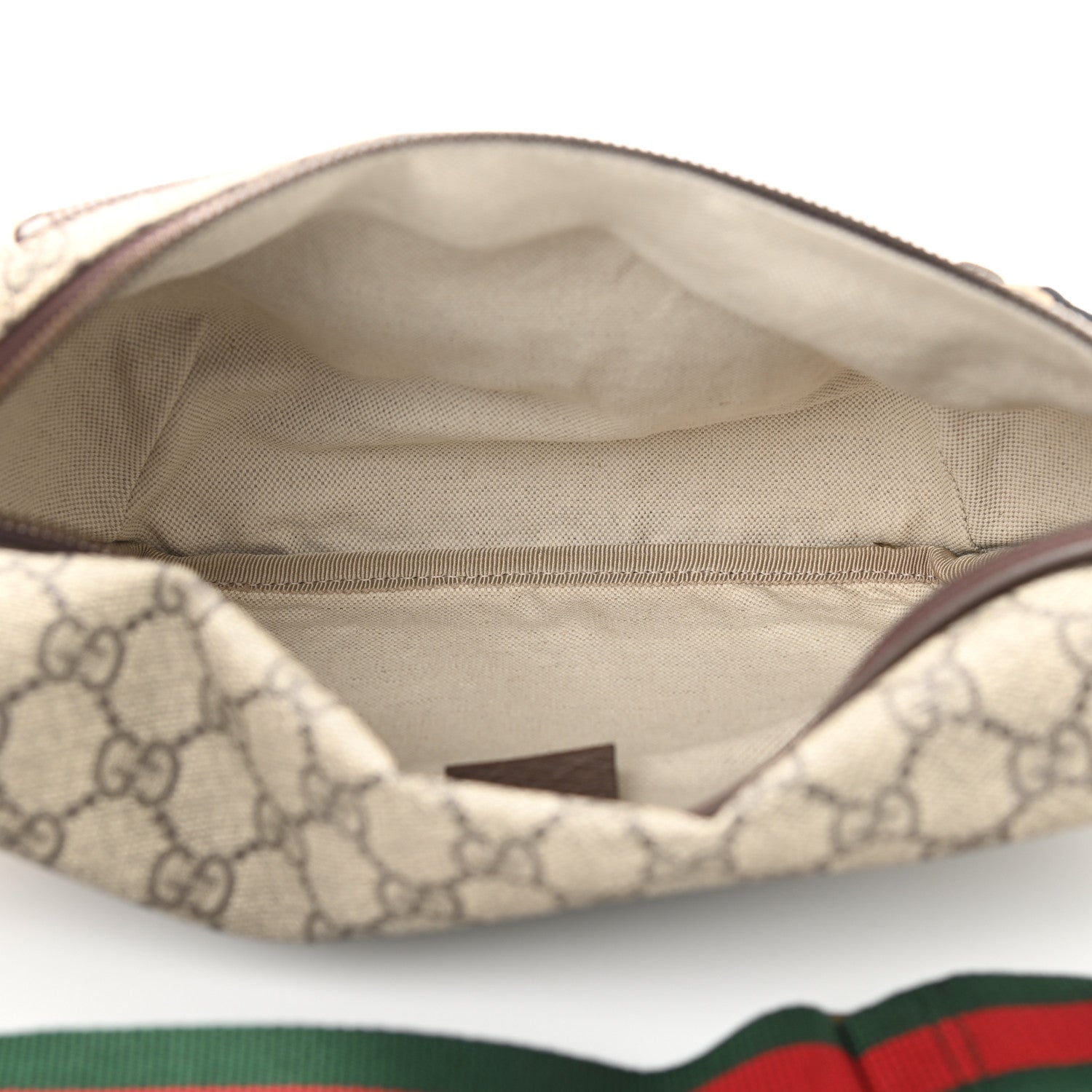 Gucci GG Supreme Monogram Courrier Belt Bag Beige New Acero 5 of 10
