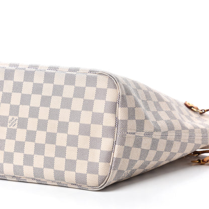 Louis Vuitton Damier Azur Neverfull MM 7 of 17
