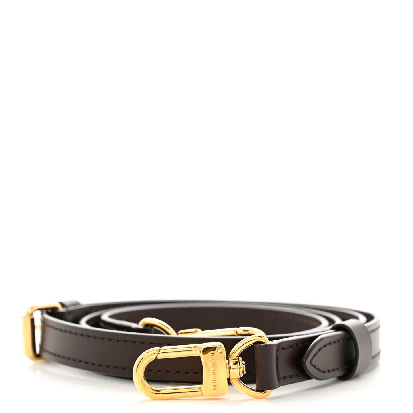 Calfskin Adjustable Speedy Bandouliere Shoulder Strap Brown