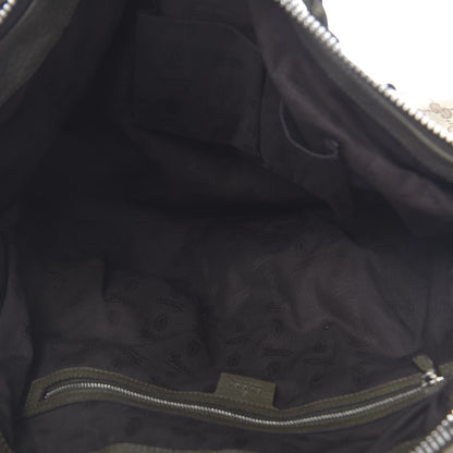 Gucci Monogram Bamboo Bar Medium Tote Olive 5 of 13