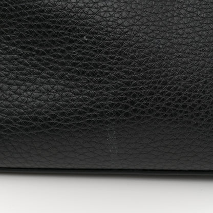 Valentino Garavani Grained Calfskin Small Rockstud Flip Lock Tote Black Rose Quartz 15 of 16