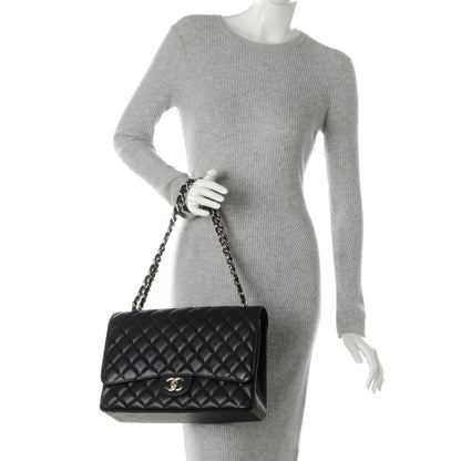 Chanel Caviar Quilted Maxi Double Flap Black 2 of 8