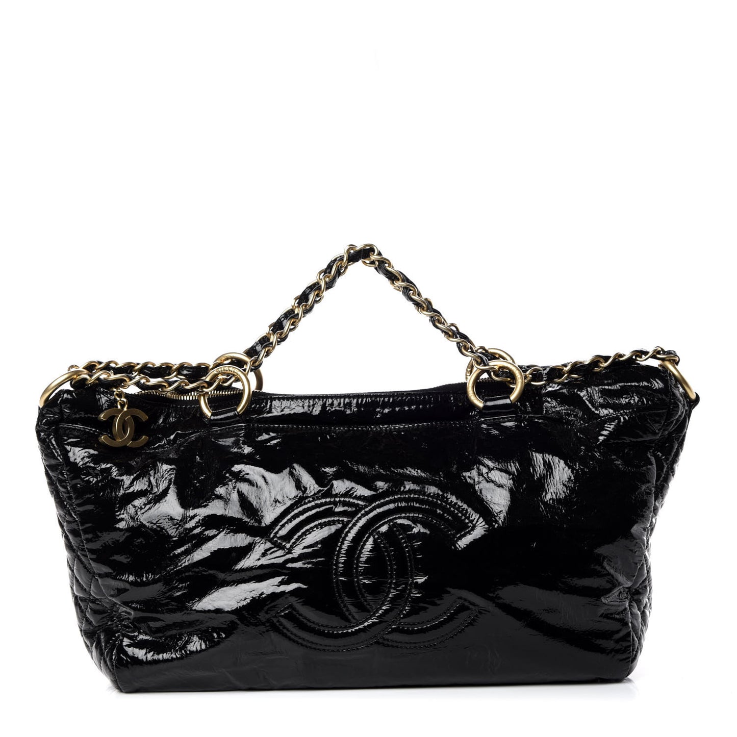 Vinyl Medium Rock and Chain Bowler Black