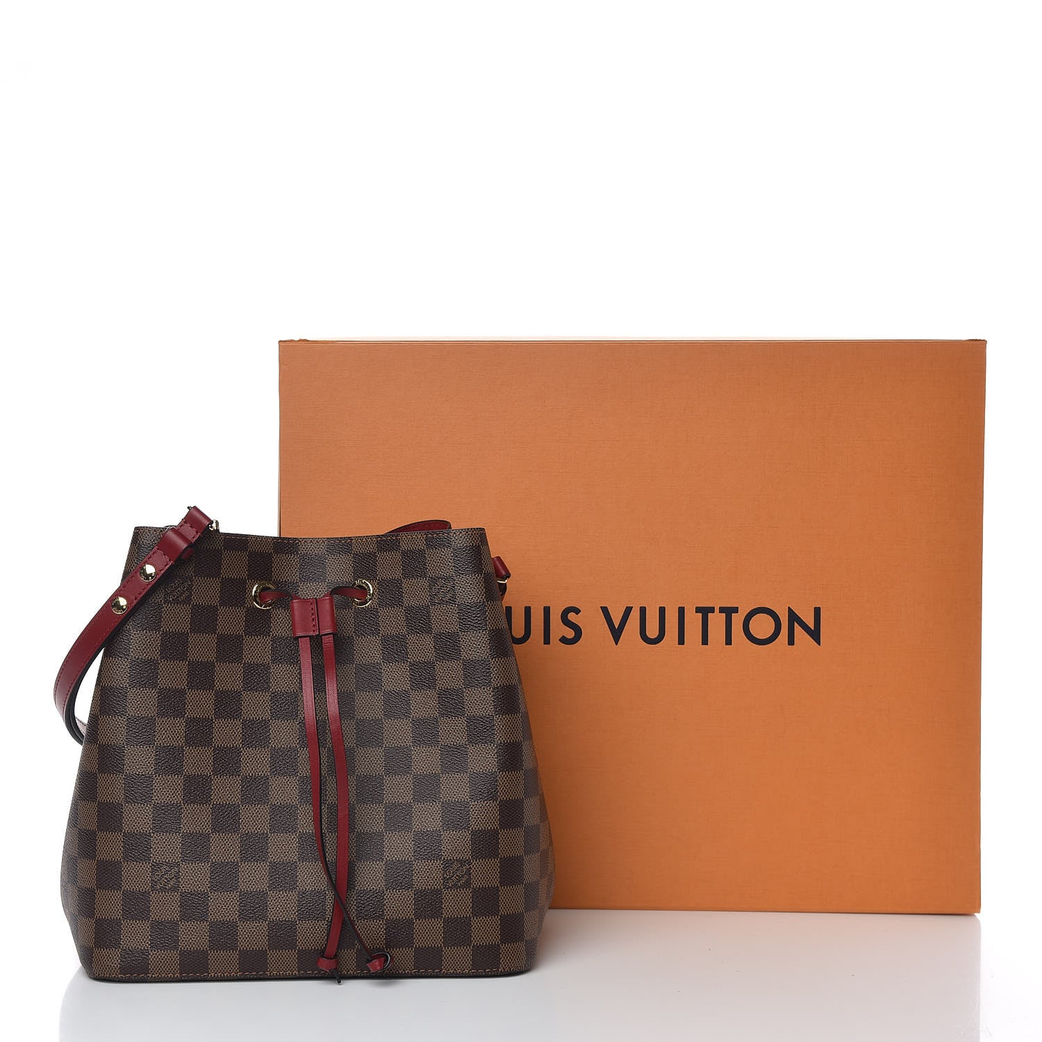 Louis Vuitton Damier Ebene Neonoe MM Cherry Berry 11 of 11