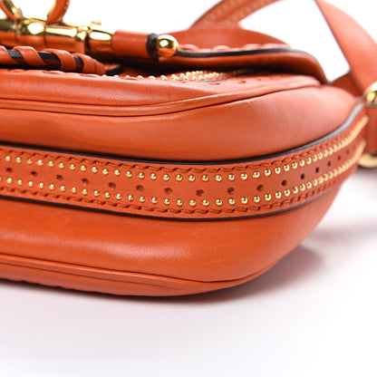 Gucci Calfskin Small Snaffle Bit Shoulder Bag Orange 11 of 12