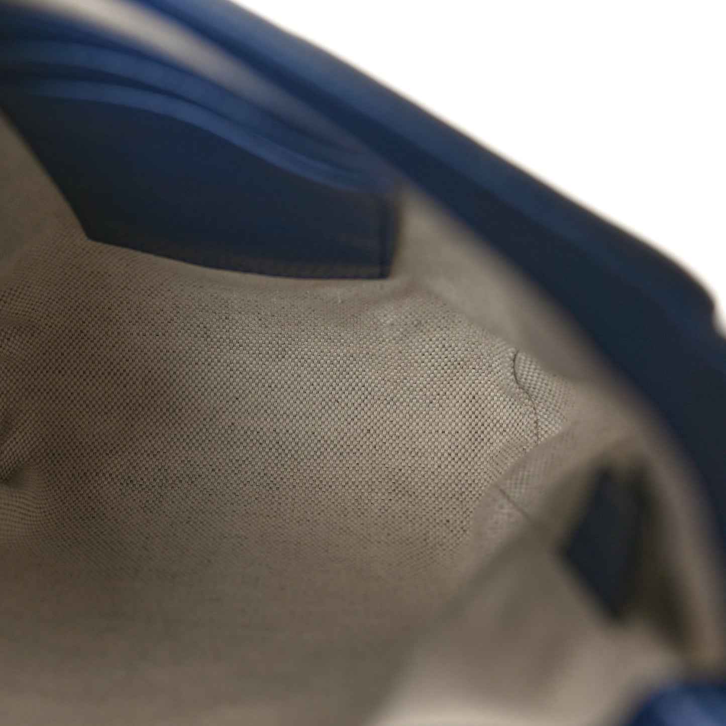 Piuma Calfskin Jumbo GG Embossed Small Messenger Bag Blue