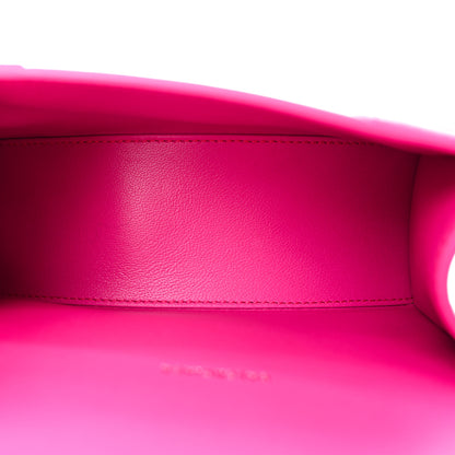 Balenciaga Shiny Box Calfskin Hourglass Top Handle Bag XS Acid Fuchsia 5 of 10