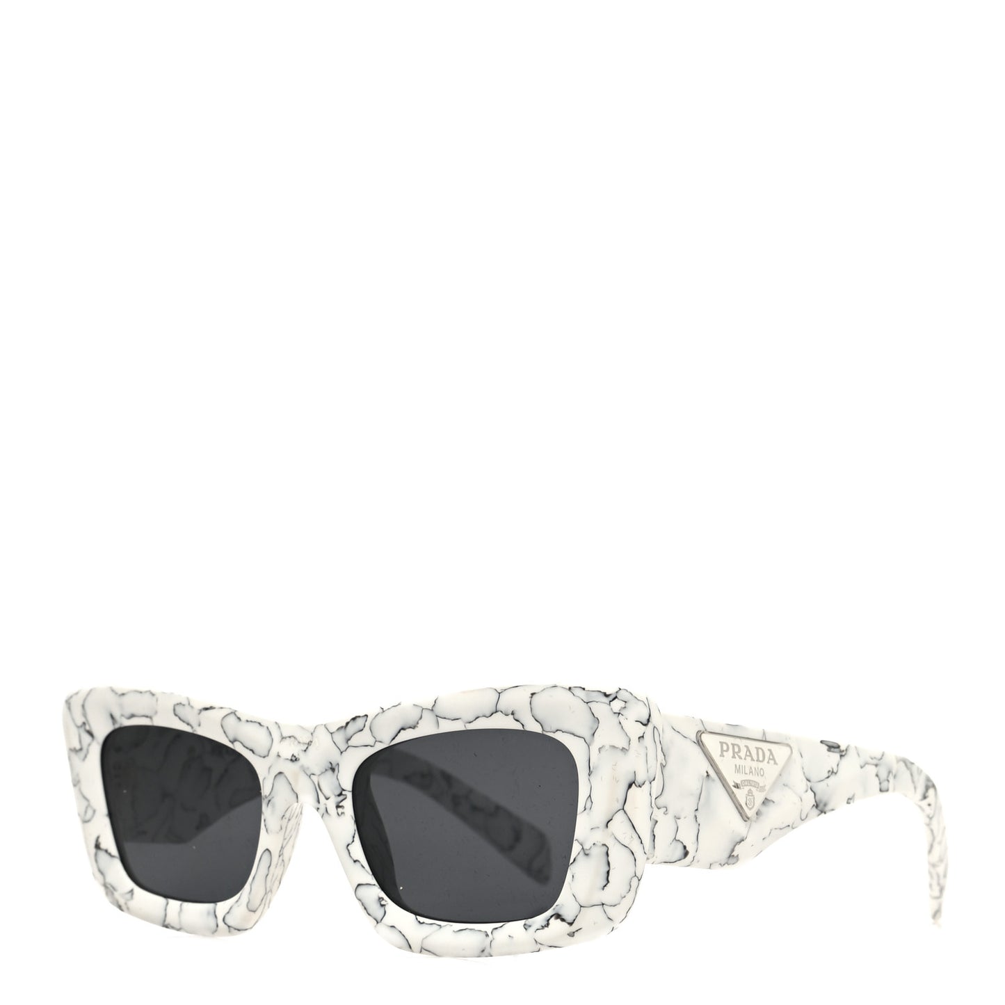 Acetate Symbole Sunglasses SPR 13Z White Marble