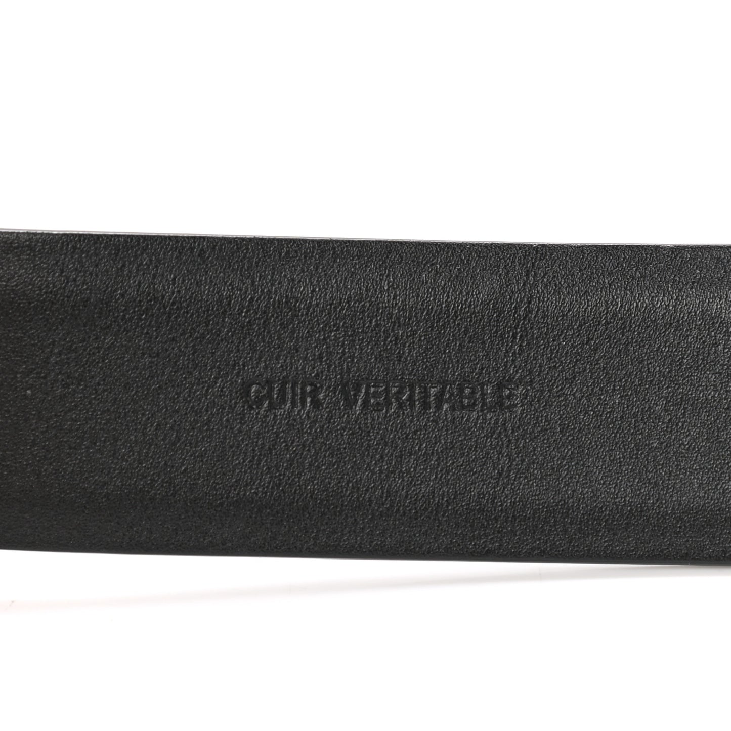 Calfskin CC Chain Belt 85 34 Black