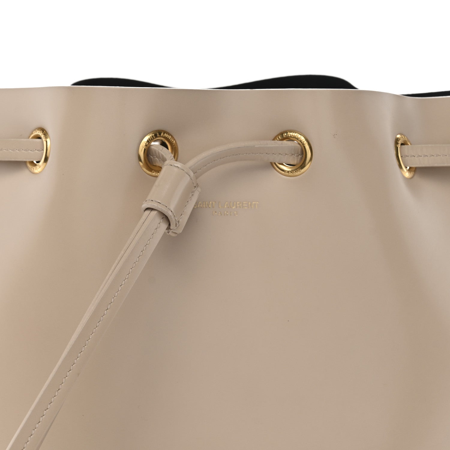 Saint Laurent Calfskin Medium Emmanuelle Bucket Bag Nude Powder 8 of 14