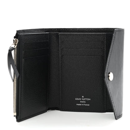 Louis Vuitton Epi Victorine Wallet Black 5 of 7