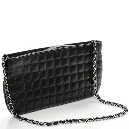 Chanel Lambskin Camellia N°5 Clutch Bag Black 3 of 7