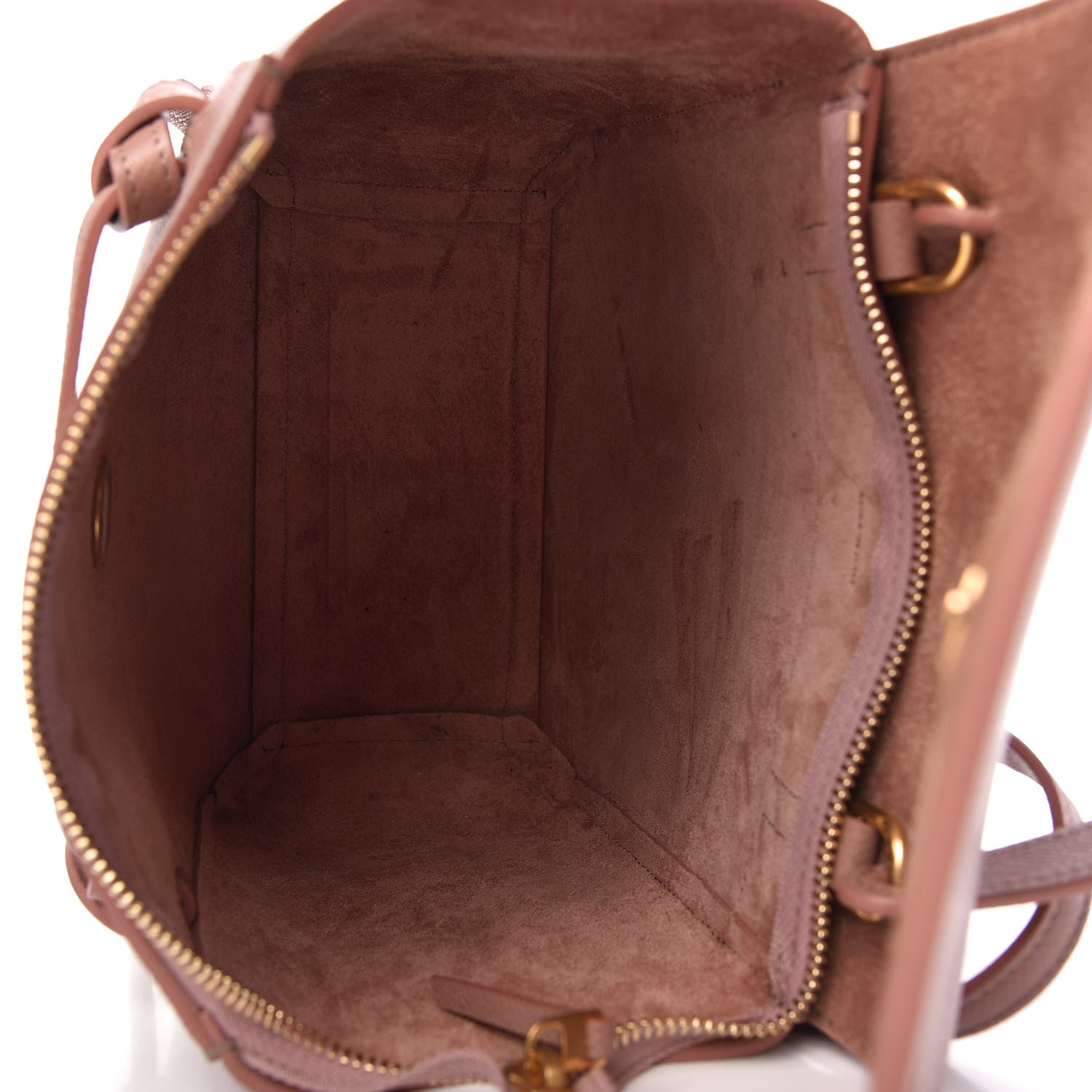 Celine Grained Calfskin Nano Belt Bag Antique Rose 5 of 9
