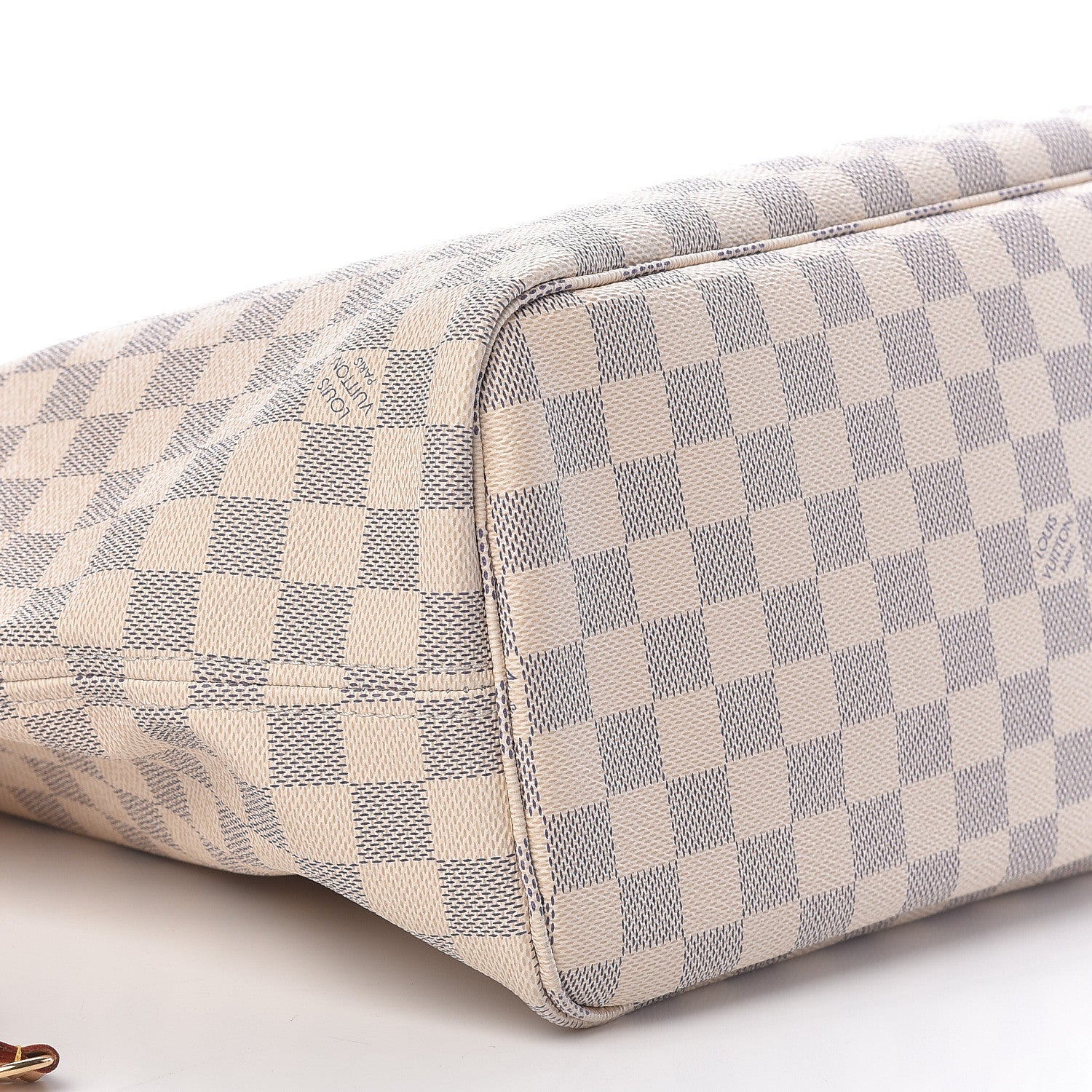 Louis Vuitton Damier Azur Neo Neverfull MM Rose Ballerine 9 of 10