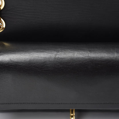 Chanel Lambskin Quilted Medium Double Flap Black 11 of 11