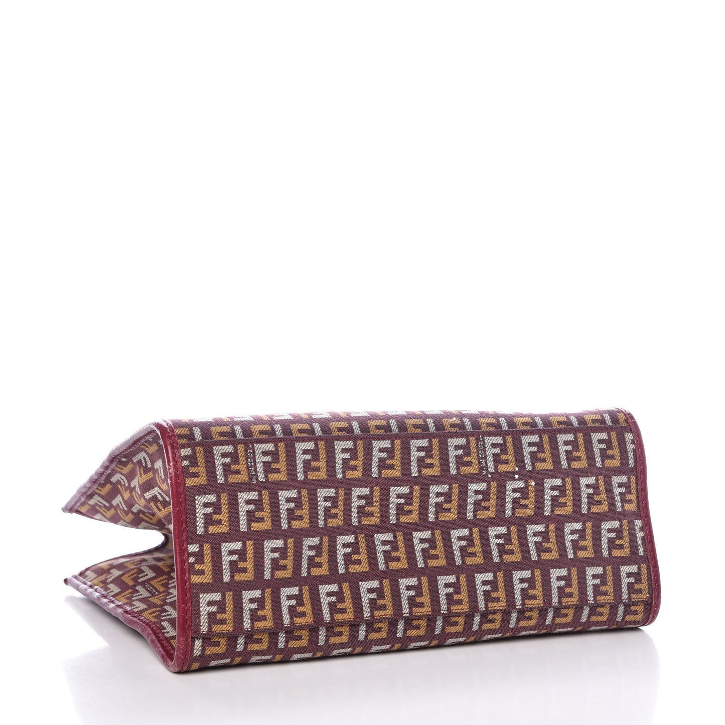 Zucchino Vitello Shopping Tote Amarena Ocra