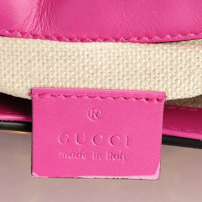 Gucci Ruinart Calfskin Small Lady Web Shoulder Bag New Rosette 6 of 7
