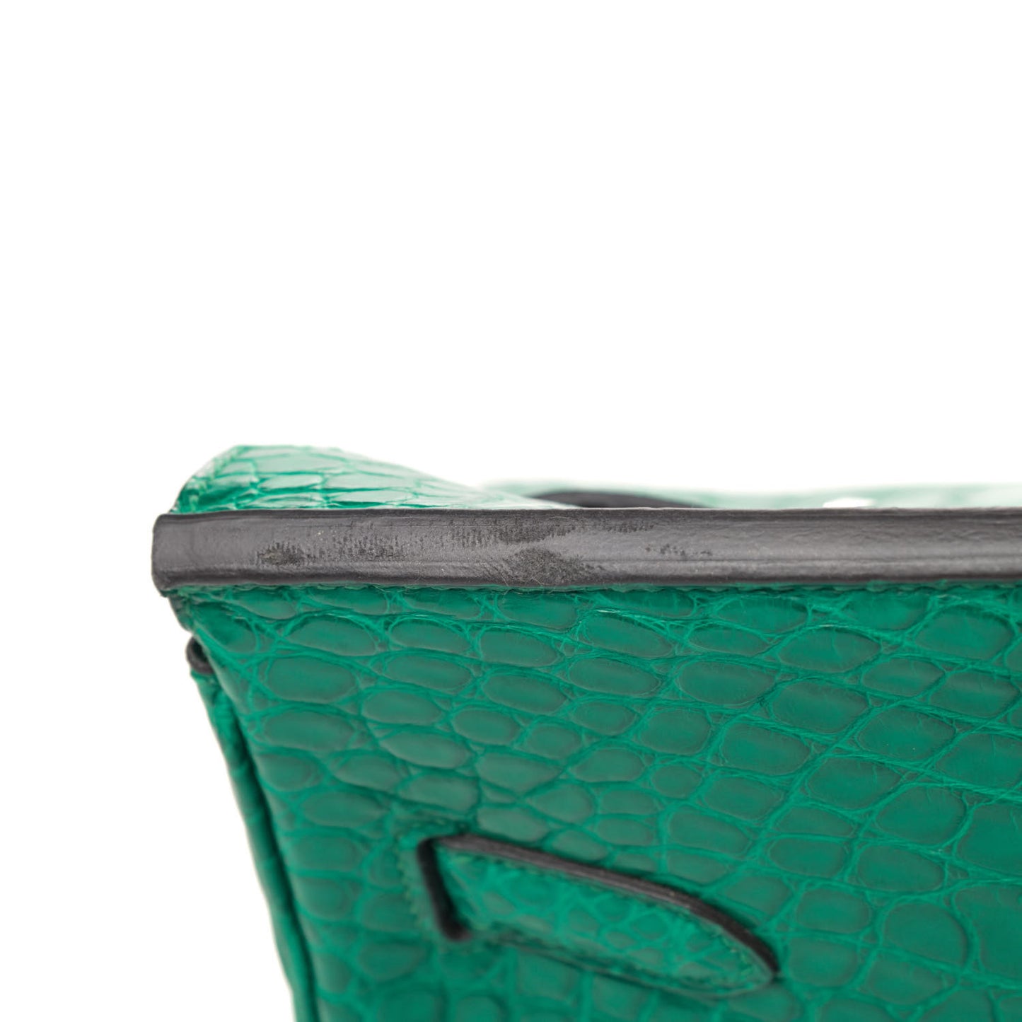 Matte Alligator Birkin 35 Malachite