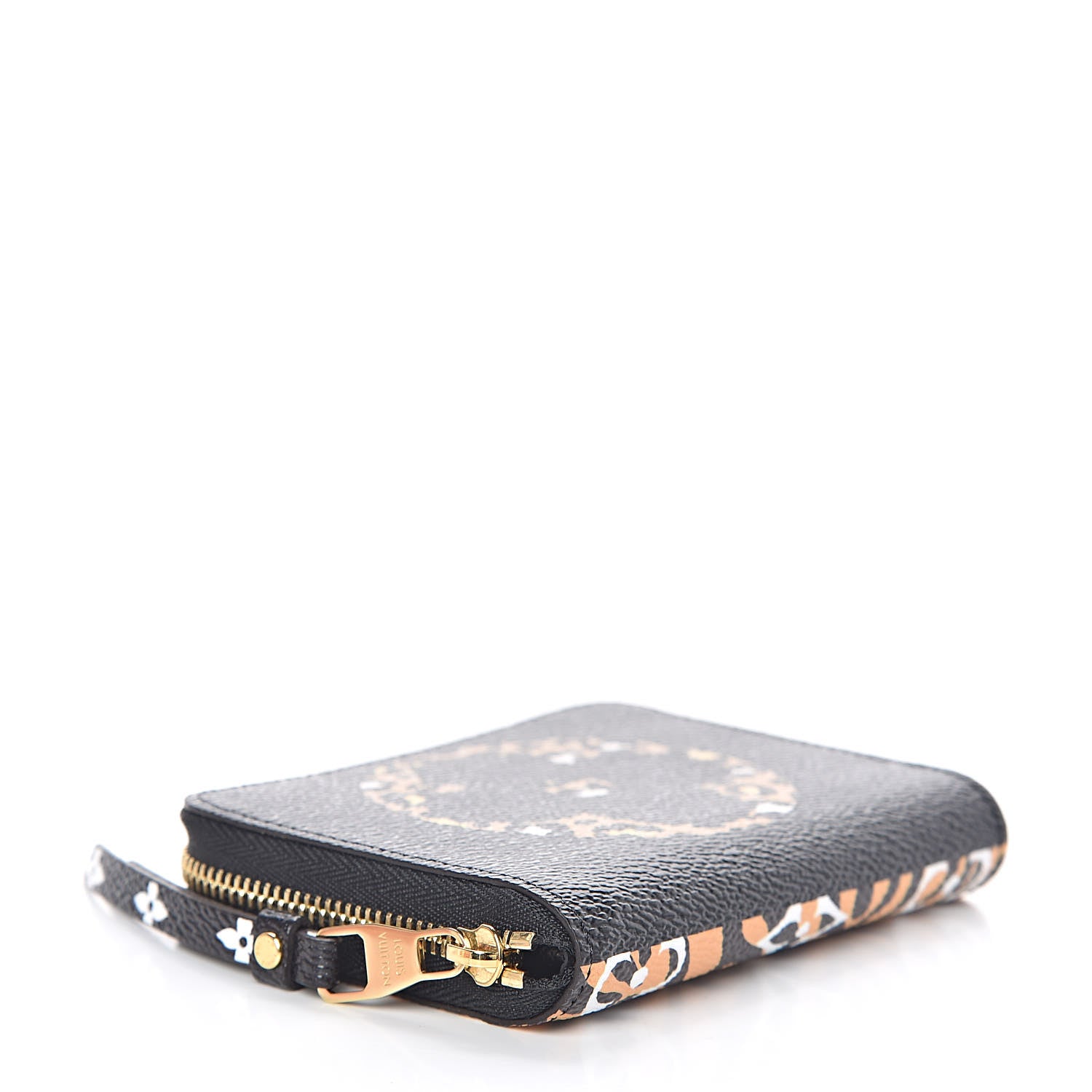 Louis Vuitton Monogram Giant Jungle Zippy Coin Purse Black 4 of 6