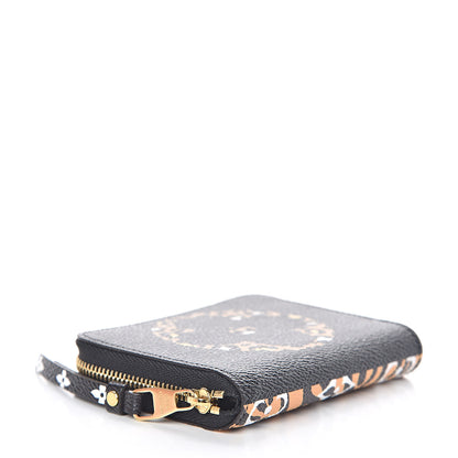 Louis Vuitton Monogram Giant Jungle Zippy Coin Purse Black 4 of 6